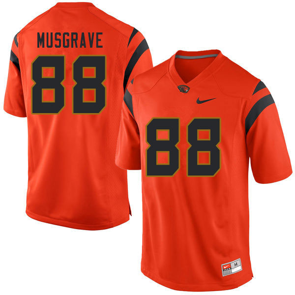 Men #88 Luke Musgrave Oregon State Beavers College Football Jerseys Sale-Orange